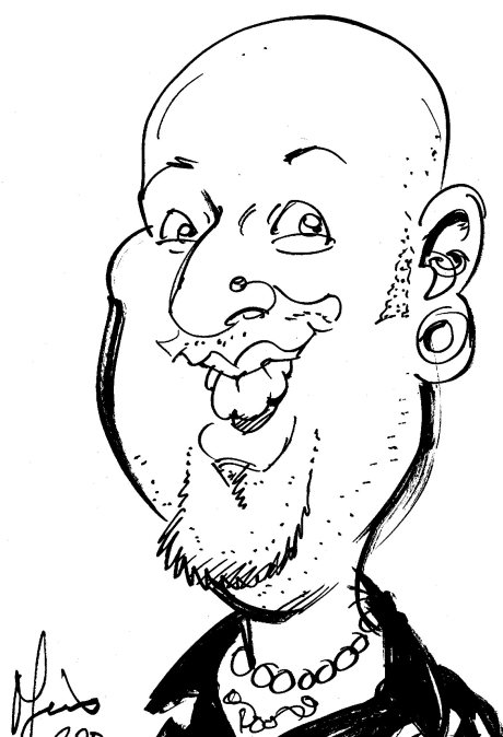 george caricature