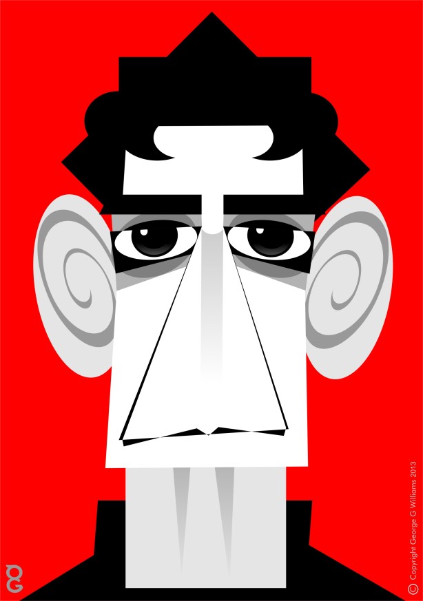 Lou Reed caricature